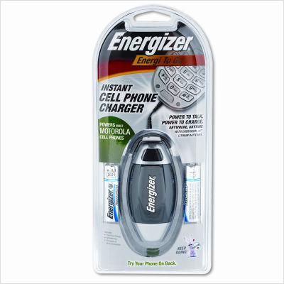 Instant cell phone charger with three motorola connecto