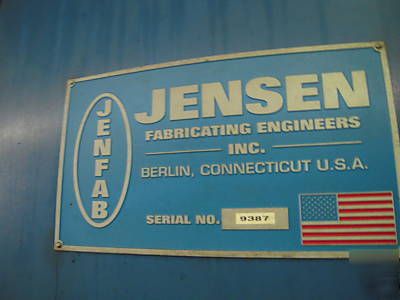 Jensen model 8413 parts washer and dryer