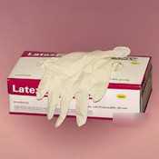Large general purpose latex gloves - 100/bx