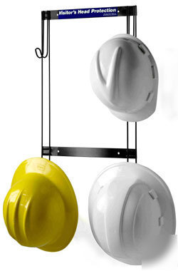 New hard hat / coat / fall protection rack 