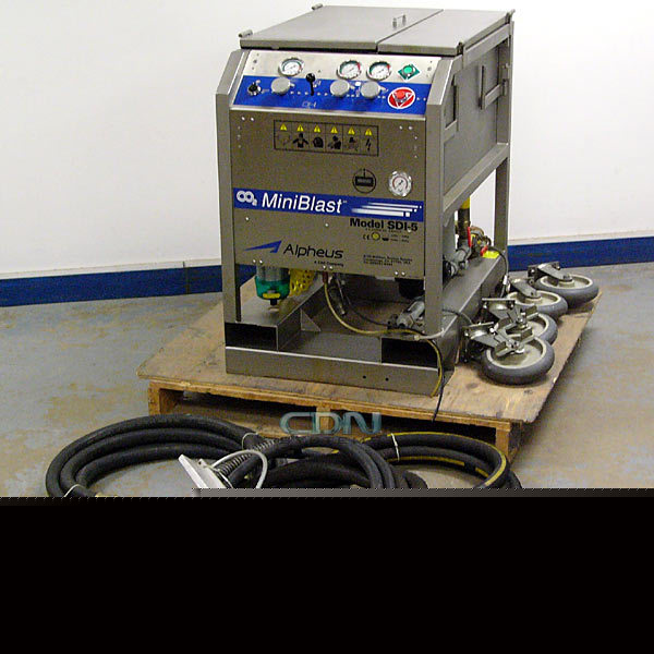 Nib dry ice CO2 blaster cold jet alpheus sdi-5 mi last 