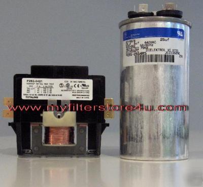 Single pole contactor 30 and 30/5 440 volt capacitor