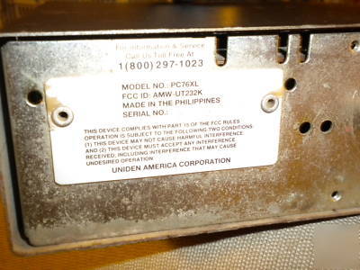 Uniden PC76XL made in the philippines, connex echo 