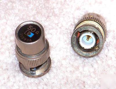 Vintage hp 50 ohm termination - 2 each (1250-0256) good