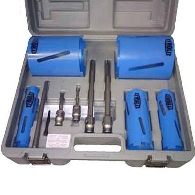 Tyrolit diamond core drill set sds & hex 5 piece kit