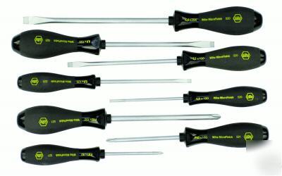 Wiha 8 pc micro finish screwdriver set 52098