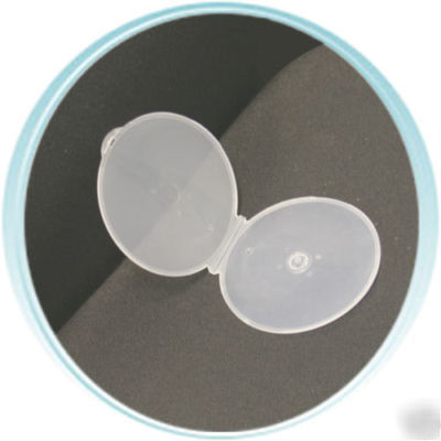 100 clear clamshell cd dvd case clam shell disc storage