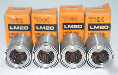 4 thk linear ball bearing LM20 japan 42X32MM, d=20.0MM 