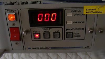 California instruments 651XP-cl ac power source w/opt 