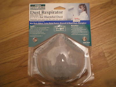 1 msa dust respirator odor filter paint fumes drywall 