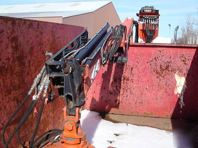 1999 big tex dump trailer with palfinger grapple nice 