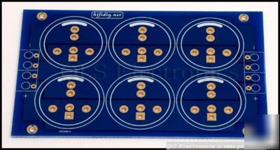 Big capacitance filter pcb board for the hi-end power