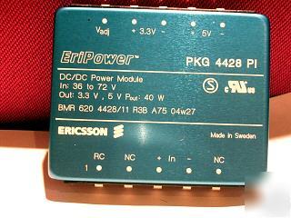 Ericsson dc/dc converter 36/72 in 3.3/5V 40W out