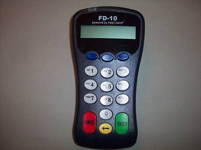 First data debit card pin pad terminal FD10