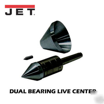 Jet dual bearing live center # 2 mt