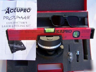 Kapro contractor laser leveling kit 160 foot range