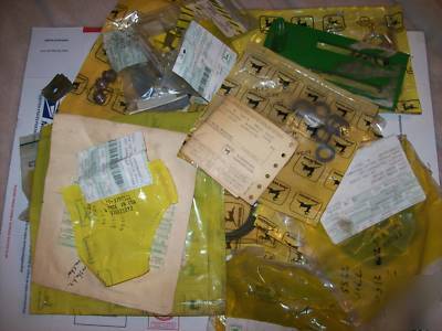 Lot of 89 john deere tractor/mower/rotary cutter parts