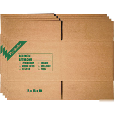 Moving boxes proseries medium moving box 4-pk 18X18X16