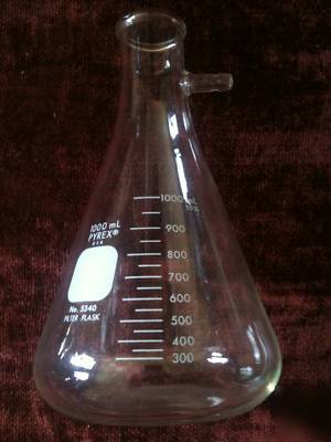 1000 ml filtering filter vacuum flask pyrex no. 5340
