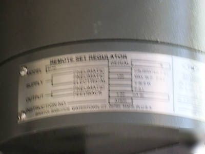 Bristol babcock remote set regulator 9110-00A-122-120