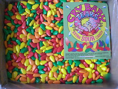 Cry baby tears sour candy bulk vending 5LBS fresh