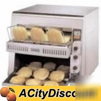Holman commercial conveyor toaster 1400 bread slices/hr