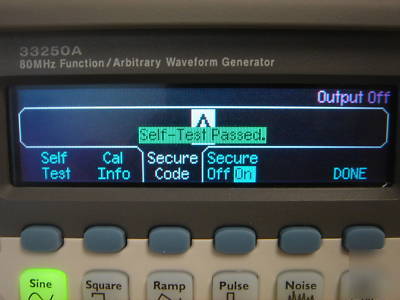 Hp agilent 33250A arbiturary/waveform generator, 80MHZ