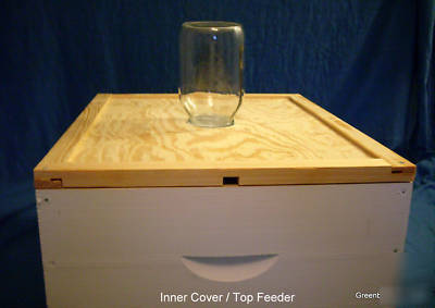 Inner cover / top feeder - greenbeehives.com beekeeping