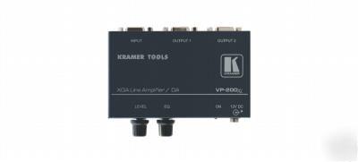 Kramer electronics vp-200XL 1:2 xga line amp - limited