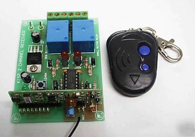 Rolling code uhf 2 channel remote control diy kit K157