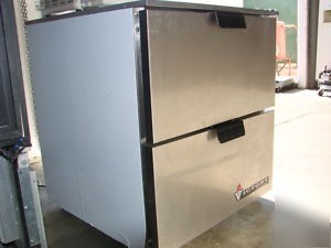 Victory two door under counter freezer ufd-27-sst