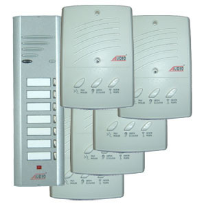 New apartment building intercom kit, 24 buttons system, 