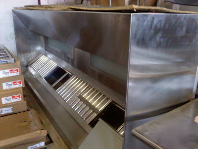 New exhaust grease hood captive aire 11.5' x 54 x 24