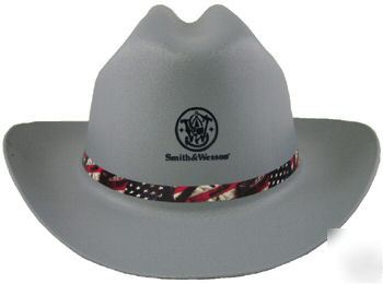 New smith & wesson cowboy hardhat hard hat gray