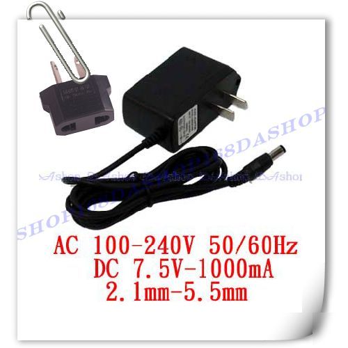 Power supply adapter converter 110-240V dc 7.5V 99-171