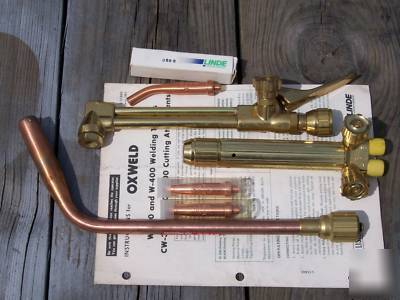 Purox oxweld cutting torch oxygen acetylene W300 victor