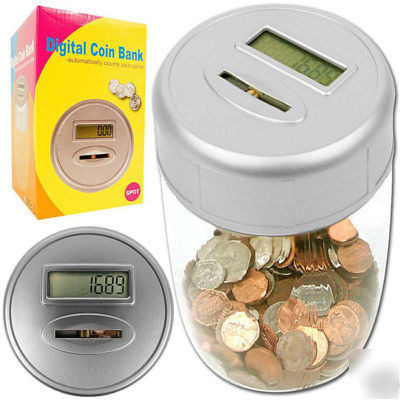 Ultimate automatic digital coin-counting savings bank