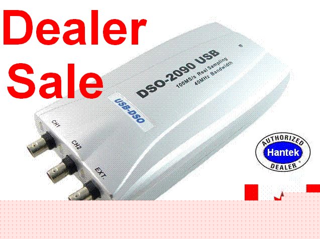 100MS/s pc-based digital oscilloscope dso-2090 DSO2090