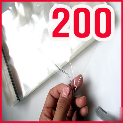 200 peelâ˜…seal self adhesive plastic clear bags 15Ã—20CMâ˜…