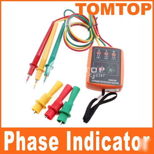 3 phase sequence order rotation indicator tester check