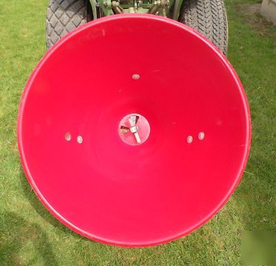 3-point tractor pto powered fertilizer & seed spreader