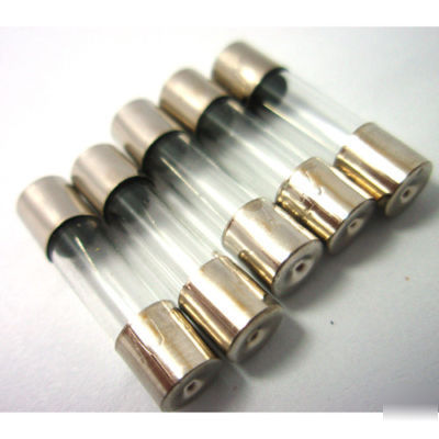 40X 250V 0.5---10A quick blow glass tube fuses 5 x 20M