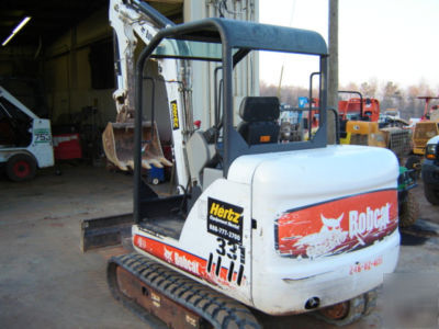 Bobcat 331 mini excavator trackhoe backhoe 