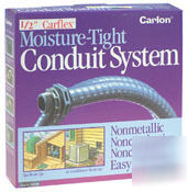 Carlon 1/2IN nm flex conduit kit 150DRB