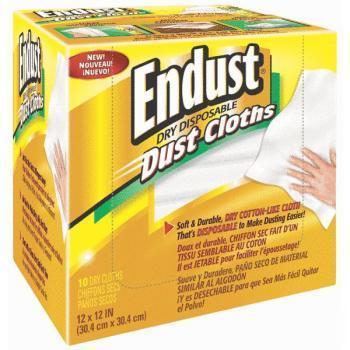Endust dry disposable dust cloths case pack 12 endust