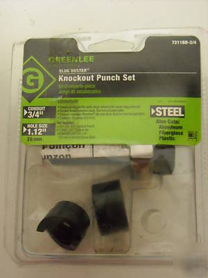 Greenlee 7211BB-3/4 slug buster knockout punch set