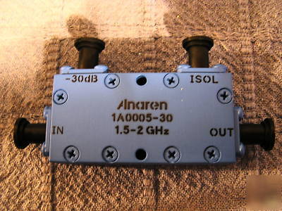 Mil-spec surplus: anaren 1A0005-30 directional coupler