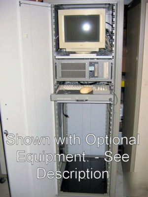 Rittal cabinet/component enclosure 39U on casters