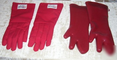 Tucker burnguard 2 pr oil filtrtn gloves & apron epoc