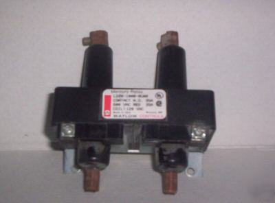 Watlow mercury relay two pole with 120 volt coil